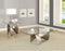 Widforss Coffee Table, Antique Silver & Clear Glass